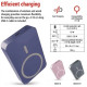 Батарея універсальна EMOS 10000mAh WI1046, 20W, Wireless, blue (B0551BL)