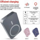Батарея універсальна EMOS 10000mAh WI1046, 20W, Wireless, grey (B0551GY)