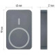 Батарея універсальна EMOS 10000mAh WI1046, 20W, Wireless, grey (B0551GY)