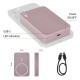 Батарея універсальна EMOS 10000mAh WI1046, 20W, Wireless, salmon (B0551S)