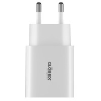 Зарядное устройство Globex 2xUSB 12W FastPower white (12WAC)