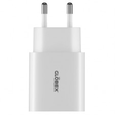 Зарядний пристрій Globex 2xUSB 12W FastPower white (12WAC)