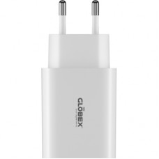 Зарядний пристрій Globex USB-C 20W FastPower white (20WC1A)