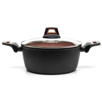 Каструля Hölmer кована з кришкою CR-1325-SBMCL Carrot 2,5 л (CR-1325-SBMCL Carrot)