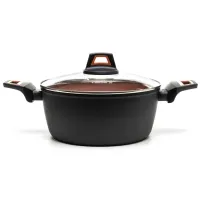Каструля Hölmer кована з кришкою CR-1342-SBMCL Carrot 4,2 л (CR-1342-SBMCL Carrot)