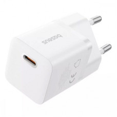 Зарядний пристрій Baseus 1xUSB-C 25W GaN5 white (P10110909213-00)