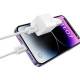 Зарядний пристрій Baseus 1xUSB-C 30W GaN5 white (CCGN070502)
