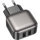 Зарядний пристрій BOROFONE 2xUSB BAS51A black (6941991116100)