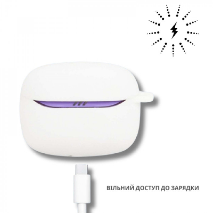 Чехол для наушников BeCover для JBL Tune Beam 2 White (714825)