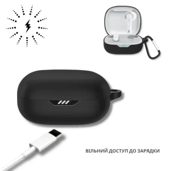 Чохол для навушників BeCover для JBL Wave Flex 2 Black (714830)