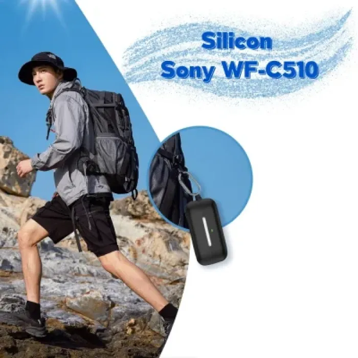 Чохол для навушників BeCover для Sony WF-C510 Black (714839)