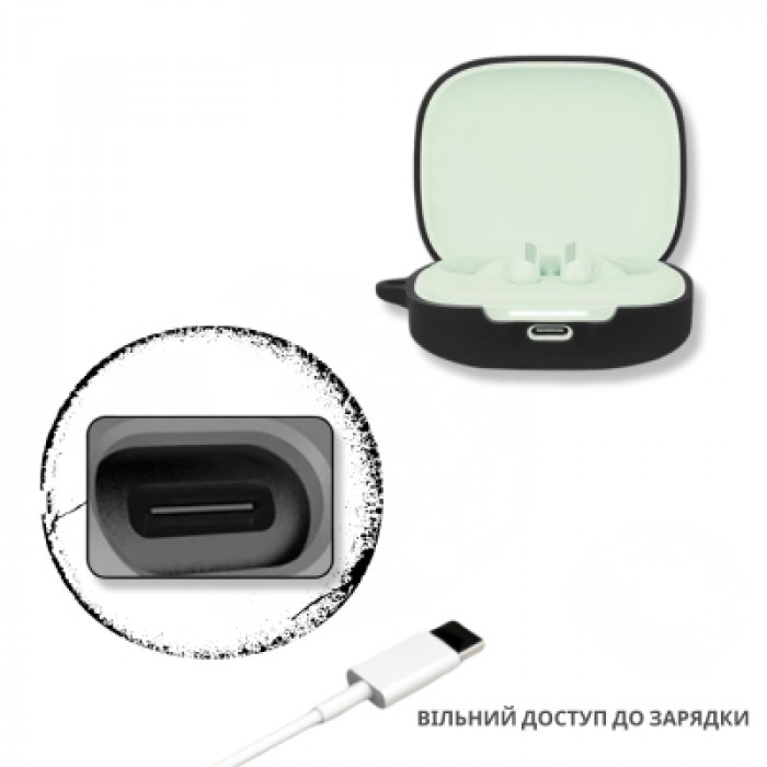 Чохол для навушників BeCover для Xiaomi Redmi Buds 7s Black (714817)