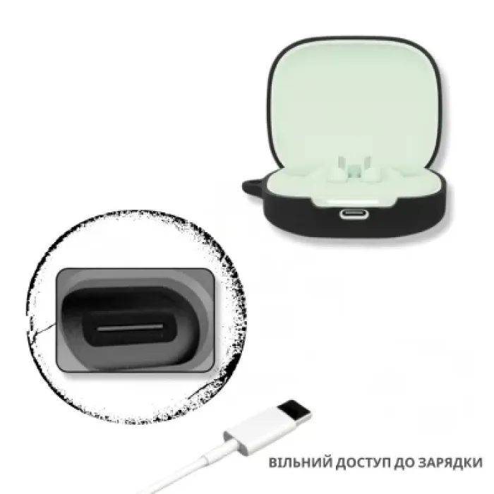 Чохол для навушників BeCover для Xiaomi Redmi Buds 7s Black (714817)