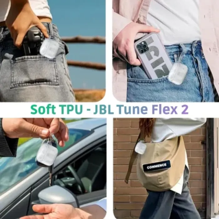 Чохол для навушників BeCover для JBL Tune Flex 2 Transparent (714829)