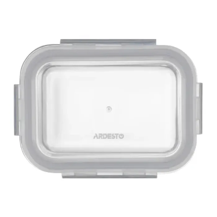Харчовий контейнер ARDESTO Gemini прямокутний, 0.38л, боросилікатне скло, прозорий (AR1240BRC)