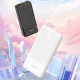 Батарея універсальна Dudao 10000mAh K10 12W, 2*USB-A, USB-C(IN), Black (6977196682164)