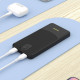 Батарея універсальна Dudao 10000mAh K10 12W, 2*USB-A, USB-C(IN), Black (6977196682164)