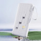 Батарея універсальна Dudao 10000mAh K11 10W, USB-A, USB-C, microUSB, with USB-A/USB-C/Lightning/MicroUSB cables White (6977196681860)