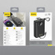 Батарея універсальна Dudao 20000mAh K14+ 22.5W, PD, QC, USB-A, USB-C(In/Out), with built-in USB-C/Lightning cables, Black (6977196680016)