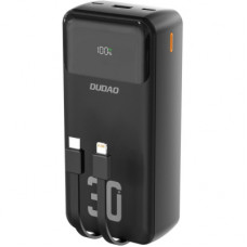 Батарея універсальна Dudao 30000mAh K15 MAX 22.5W, PD, QC, USB-A, Lightning, USB-C(In/Out), with USB-C/Lightning cables (6977196682478)