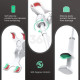 Тримач для смартфонів Ugreen LP113 Multifunction Phone Clip Stand White (30488)