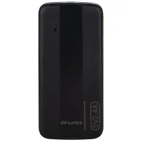Батарея універсальна AWEI 10000mAh P20K, 12W, Black (6954284009744)