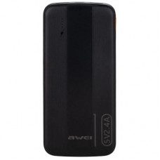 Батарея універсальна AWEI 10000mAh P20K, 12W, Black (6954284009744)