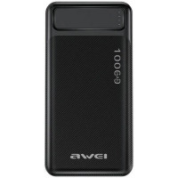 Батарея универсальная AWEI 10000mAh P5K, 10W, Black (6954284094009)