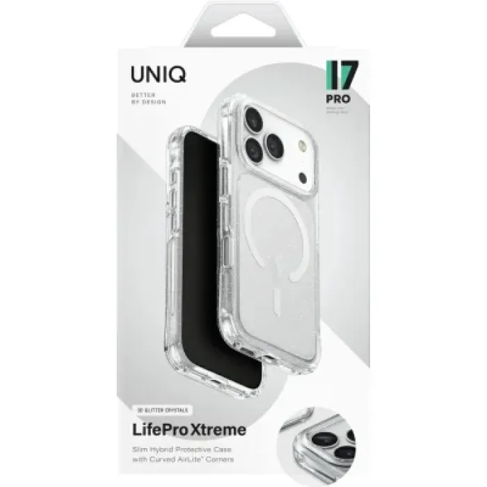 Чохол до мобільного телефона Uniq LifePro Xtreme Apple iPhone 17 Pro Transparent (8886463694008)