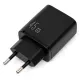 Зарядний пристрій Vinga 2xUSB-C + USB-A Display 45W (VCR45ACCDB)