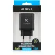 Зарядний пристрій Vinga 2xUSB-C + USB-A Display 45W (VCR45ACCDB)