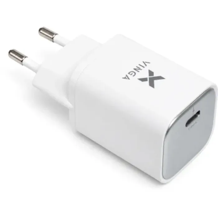 Зарядний пристрій Vinga USB-C PD PPS 45W (VCR45CB)