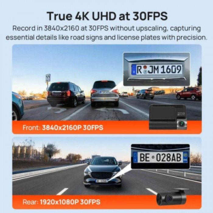 Відеореєстратор Xiaomi 70mai Dash Cam 4K A800SE-1 Set (1182550)