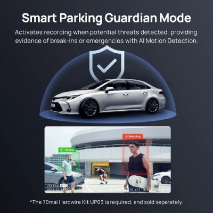Відеореєстратор Xiaomi 70mai Dash Cam 4K A810S-2 Set (1182548)