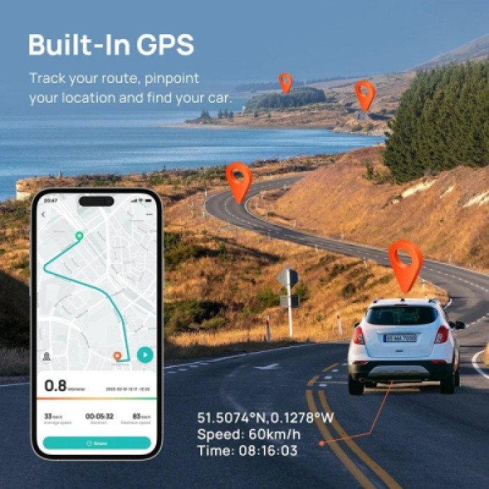 Відеореєстратор Xiaomi 70mai Dash Cam 4K A810S-2 Set (1182548)
