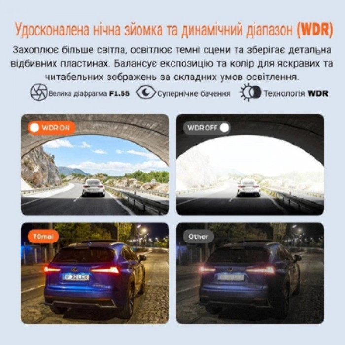 Відеореєстратор Xiaomi 70mai Dash Cam S410 (1188287)