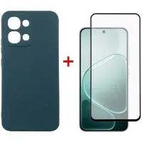 Чохол до мобільного телефона Dengos Carbon + glass Oppo A6 Pro Blue (DG-KM-187)