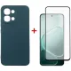 Чохол до мобільного телефона Dengos Carbon + glass Oppo A6 Pro Blue (DG-KM-187)