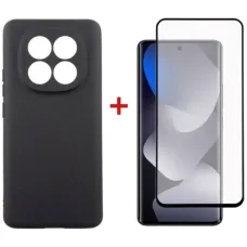 Чохол до мобільного телефона Dengos Carbon + glass Xiaomi Redmi Note 15 Black (DG-KM-185)