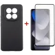 Чохол до мобільного телефона Dengos Carbon + glass Xiaomi Redmi Note 15 Black (DG-KM-185)