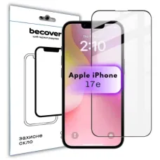 Скло захисне BeCover Apple iPhone 17e Black (715141)