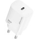 Зарядний пристрій Grand-X GaN USB-C 30W QC3.0 white (CH-390W)