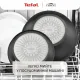Набір посуду Tefal Ingenio Inspiration, 6 предметів, чорний (L867S604)