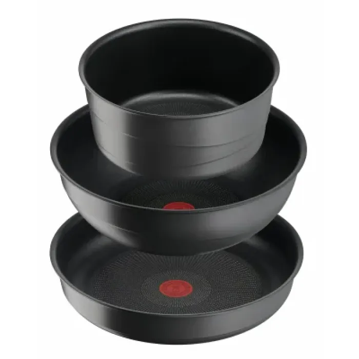 Набір посуду Tefal Ingenio Inspiration, 6 предметів, чорний (L867S604)