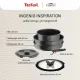 Набір посуду Tefal Ingenio Inspiration, 6 предметів, чорний (L867S604)