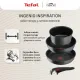 Набір посуду Tefal Ingenio Inspiration, 6 предметів, чорний (L867S604)