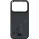 Чохол до мобільного телефона Armorstandart BlackIcon Aramid Twill MagCase Apple iPhone 17 Pro Black (ARM90149)