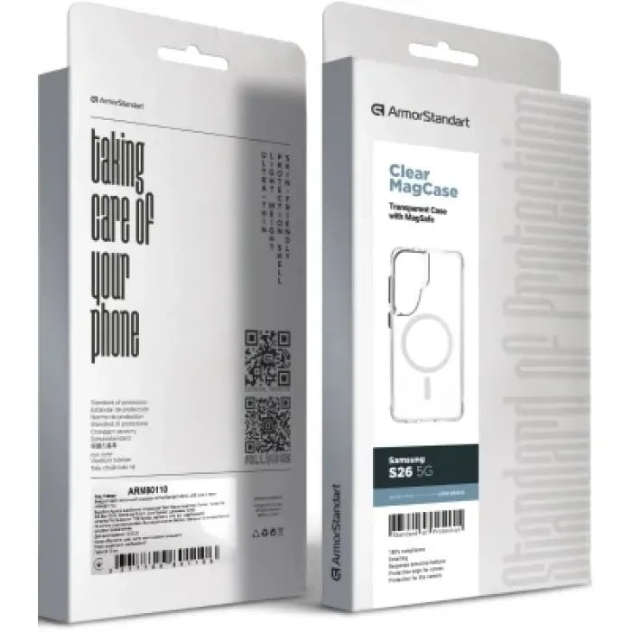 Чохол до мобільного телефона Armorstandart Clear MagCase Samsung S26 5G Transparent (ARM88864)