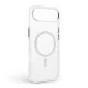 Чохол до мобільного телефона Armorstandart Unit MagCase Apple iPhone 17 Air Clear Silver + Orange Button Set (ARM90583)