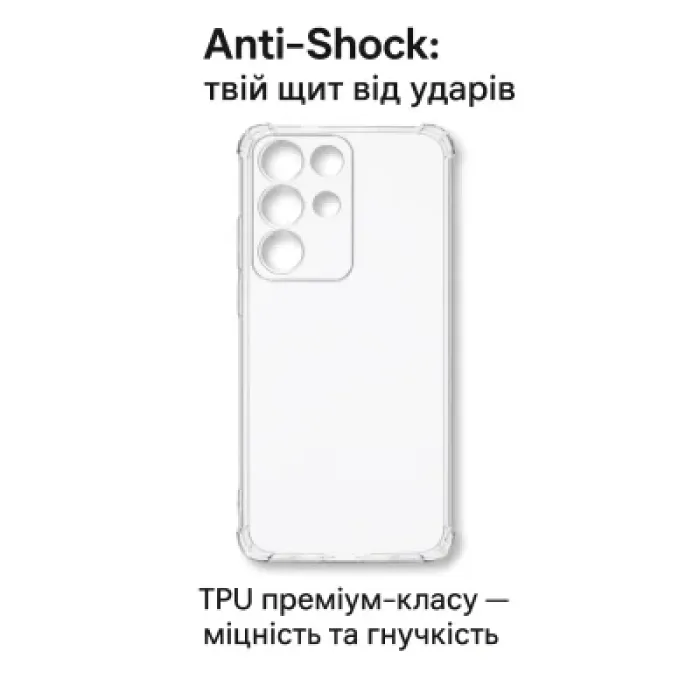 Чохол до мобільного телефона BeCover Anti-Shock Realme C85 Pro Clear (715066)